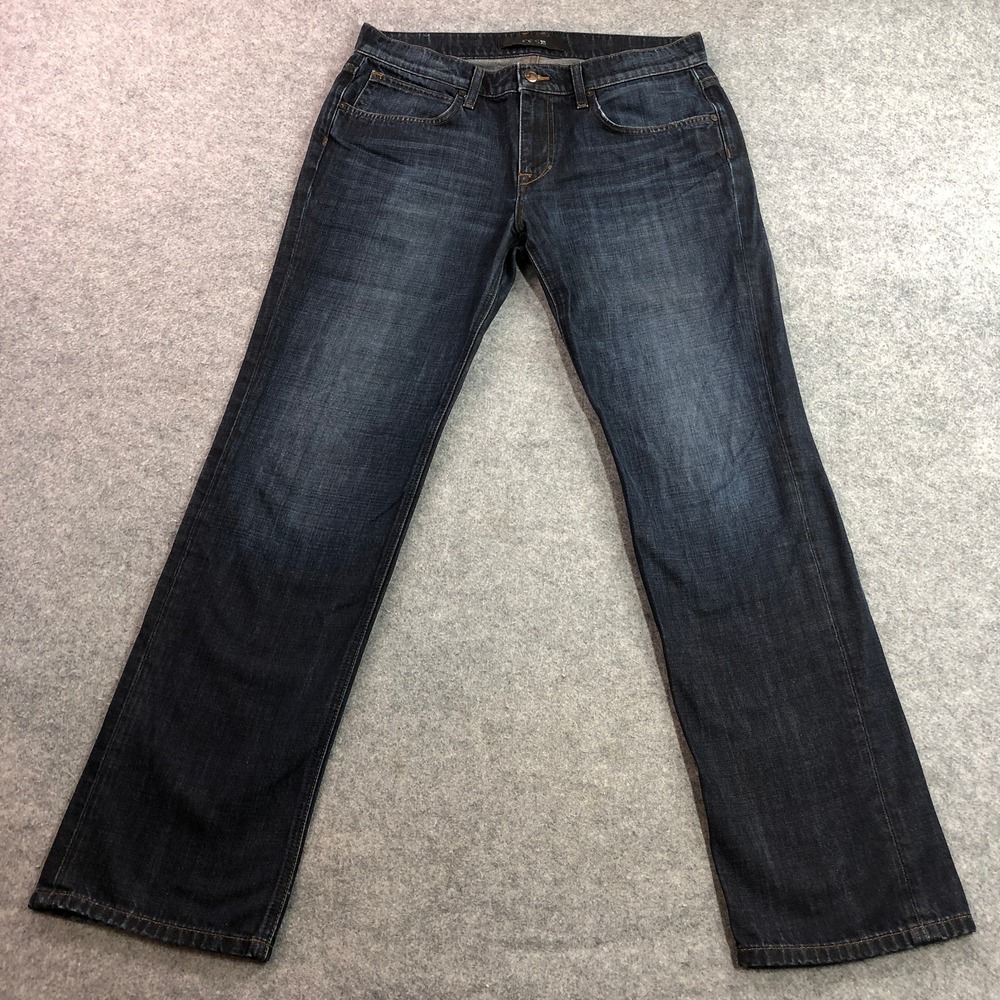 Joe's Jeans Mens 33 (Fits 34x32) Straight Leg Dark Wash The Classic 100% Cotton